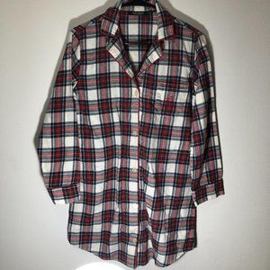 Lauren Ralph Lauren plaid flannel button down LS